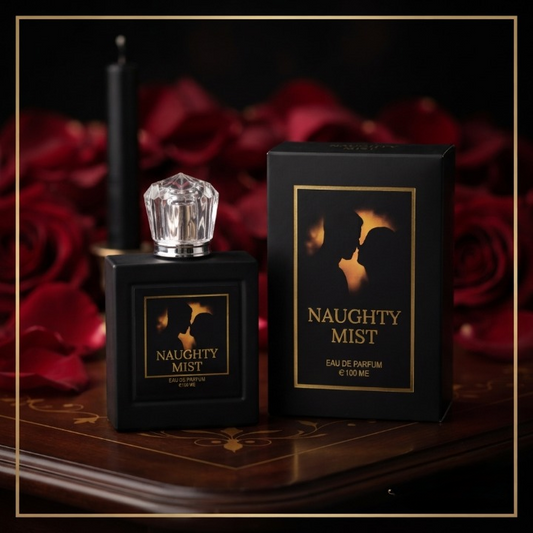 Naughty Mist Luxury Parfum 100ml Black Bottle Warm Sweet Sensual Unisex Fragrance.